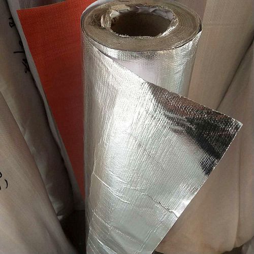 铝箔玻纤布 自粘防火阻燃耐高温家用反光隔热膜防水 保温铝箔材料